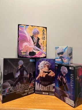 🔥 Jujutsu Kaisen Satoru Gojo Figure Lot – Set of 5 (Bandai + SEGA) – NEW 🔥
